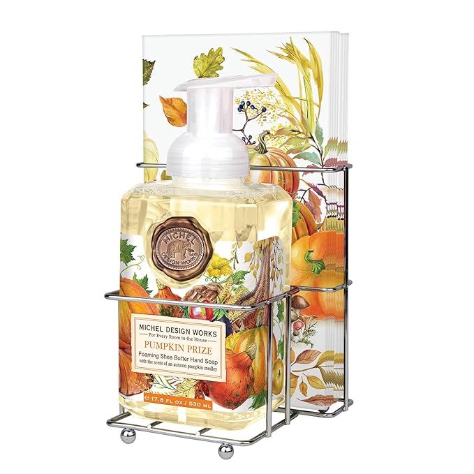 Michel Design Works Scented Foaming Hand Soap and Napkin Caddy Set, Pumpkin Prize | Amazon (US)