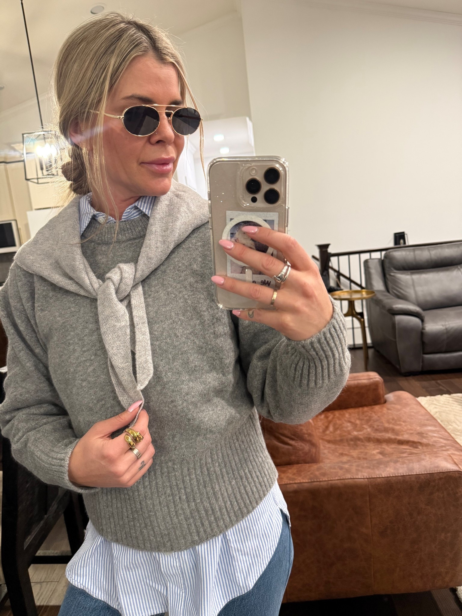 Digging the sweater on sweater layer look

#LTKsummer #LTKcanada #LTKstyletip