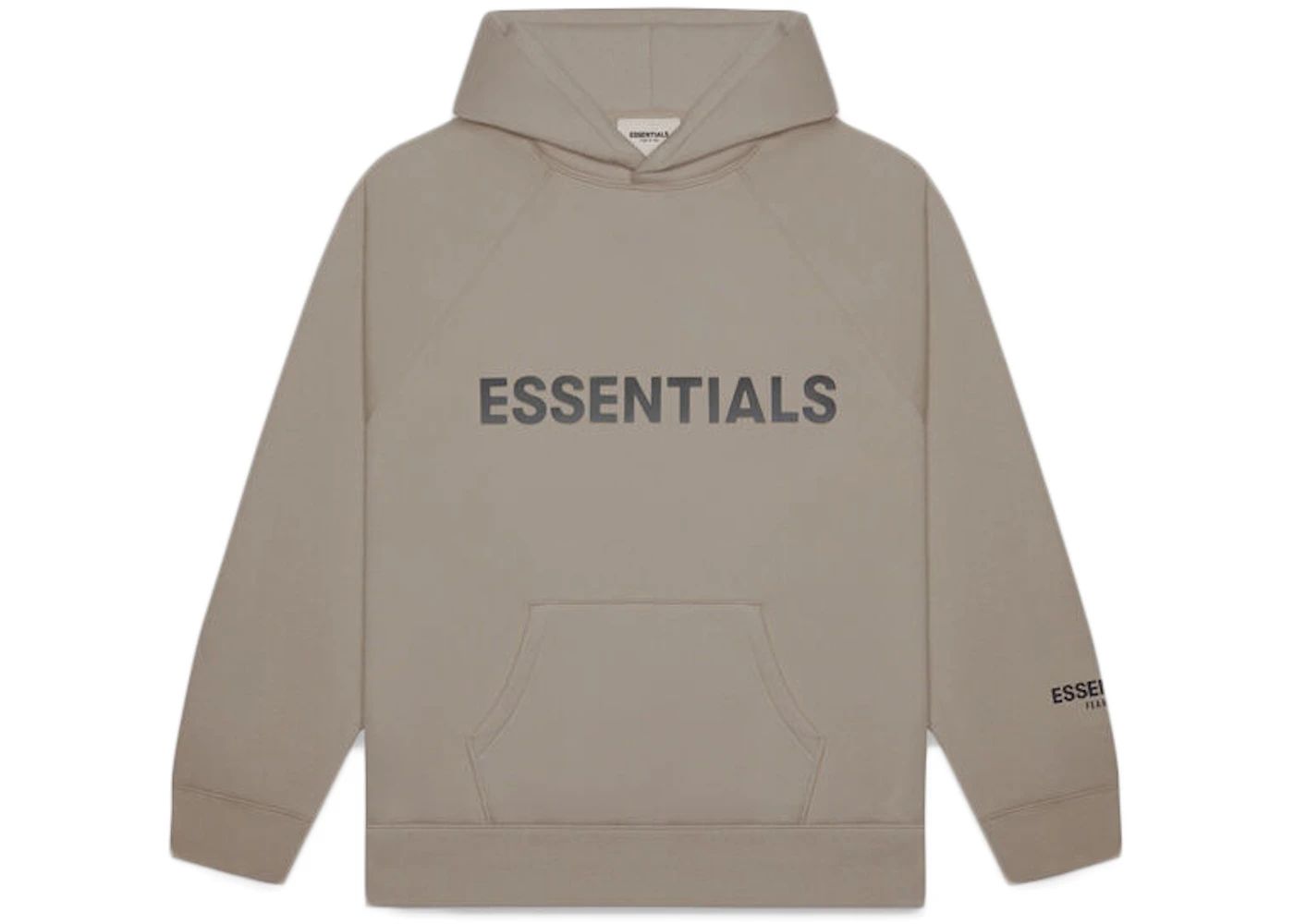Fear of God Essentials Pullover Hoodie Applique LogoTaupe | StockX