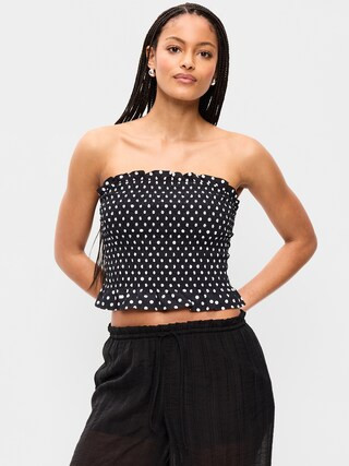 Smocked Bodice Tube Top | Old Navy (US)