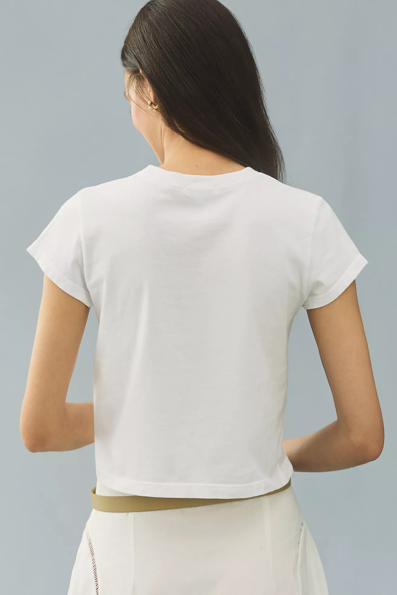 AGOLDE Adine Crop Tee | Anthropologie (US)