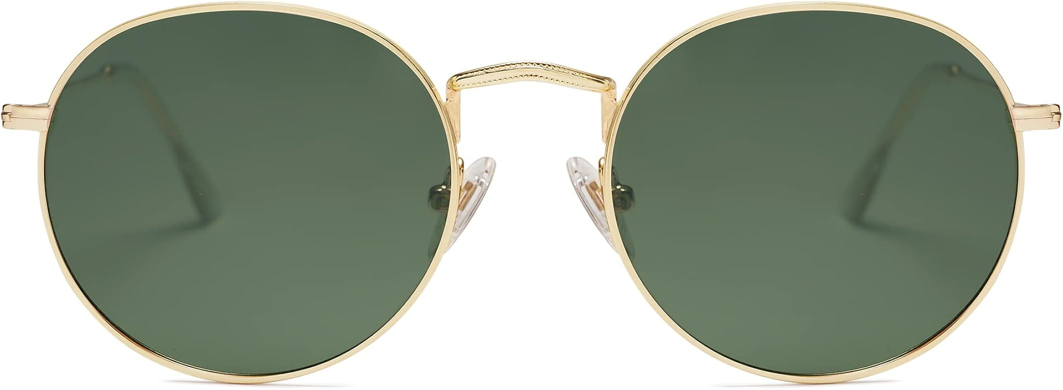 SOJOS Small Round Polarized Sunglasses for Women Men Classic Vintage Retro Shades UV400 SJ1014 | Amazon (US)