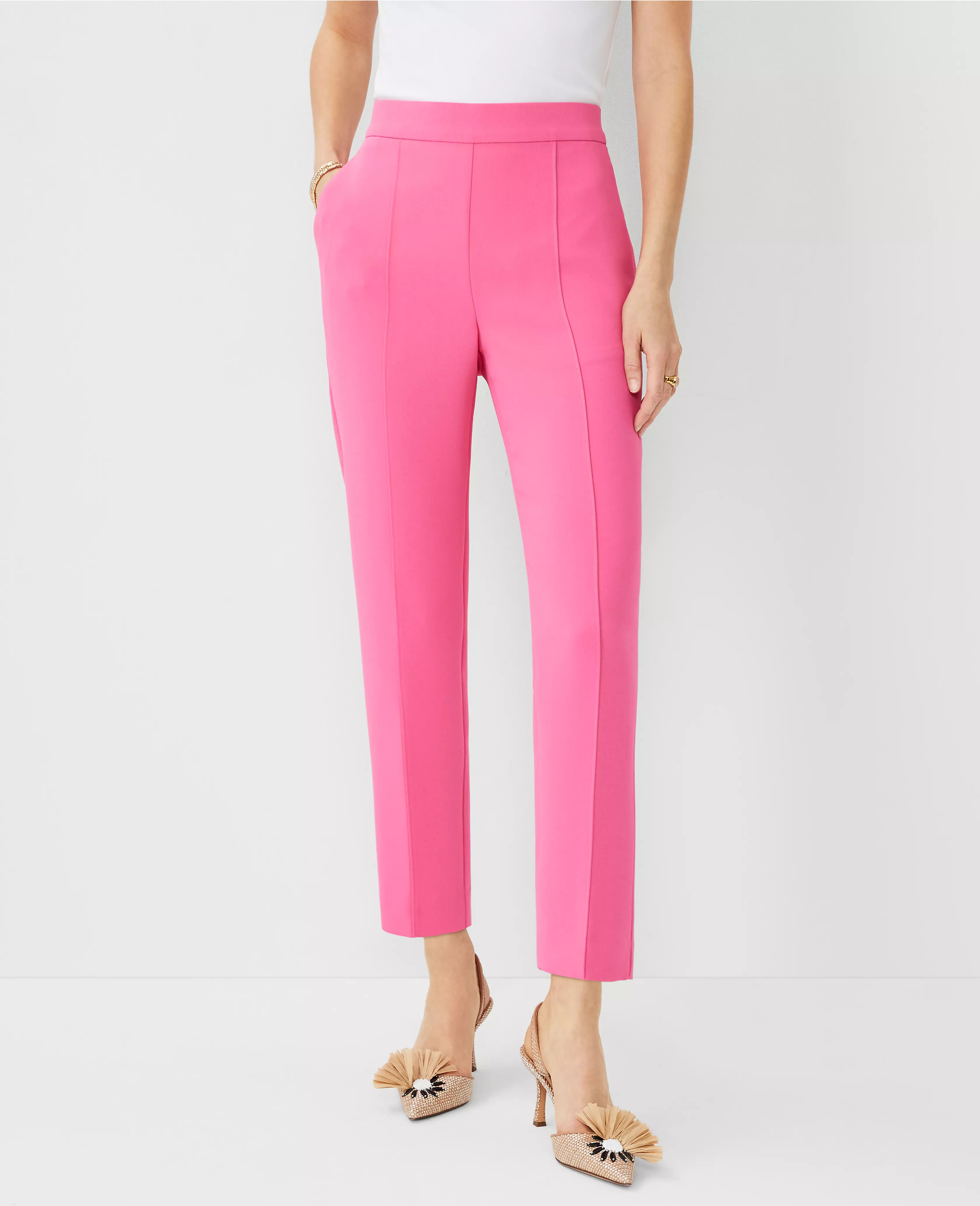 The Petite Eva Easy Ankle Pant | Ann Taylor (US)