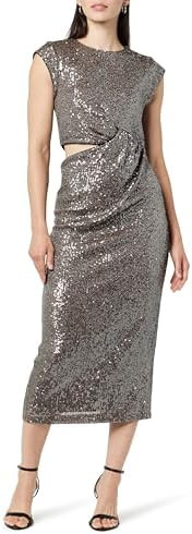 The Drop Womens Padma Cut-Out Sequin Midi Dress | Amazon (US)