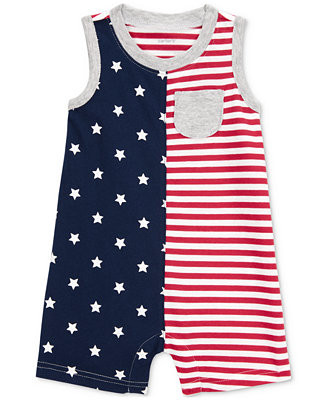 Carter's Baby Boys July 4th Romper - Macy's | Macy's