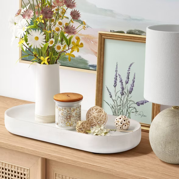 Carved Wood Tray - Threshold™ | Target