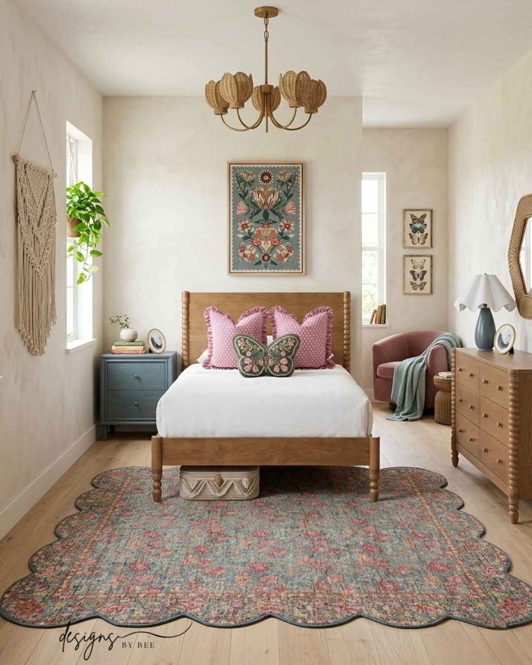 boho girls bedroom 

#LTKHome