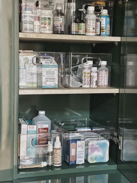Organize your medication by purging, sorting, containing  and labeling.
Bathroom organization 
Medicine cabinet
Linen closet

#LTKfindsunder50 #LTKkids #LTKhome