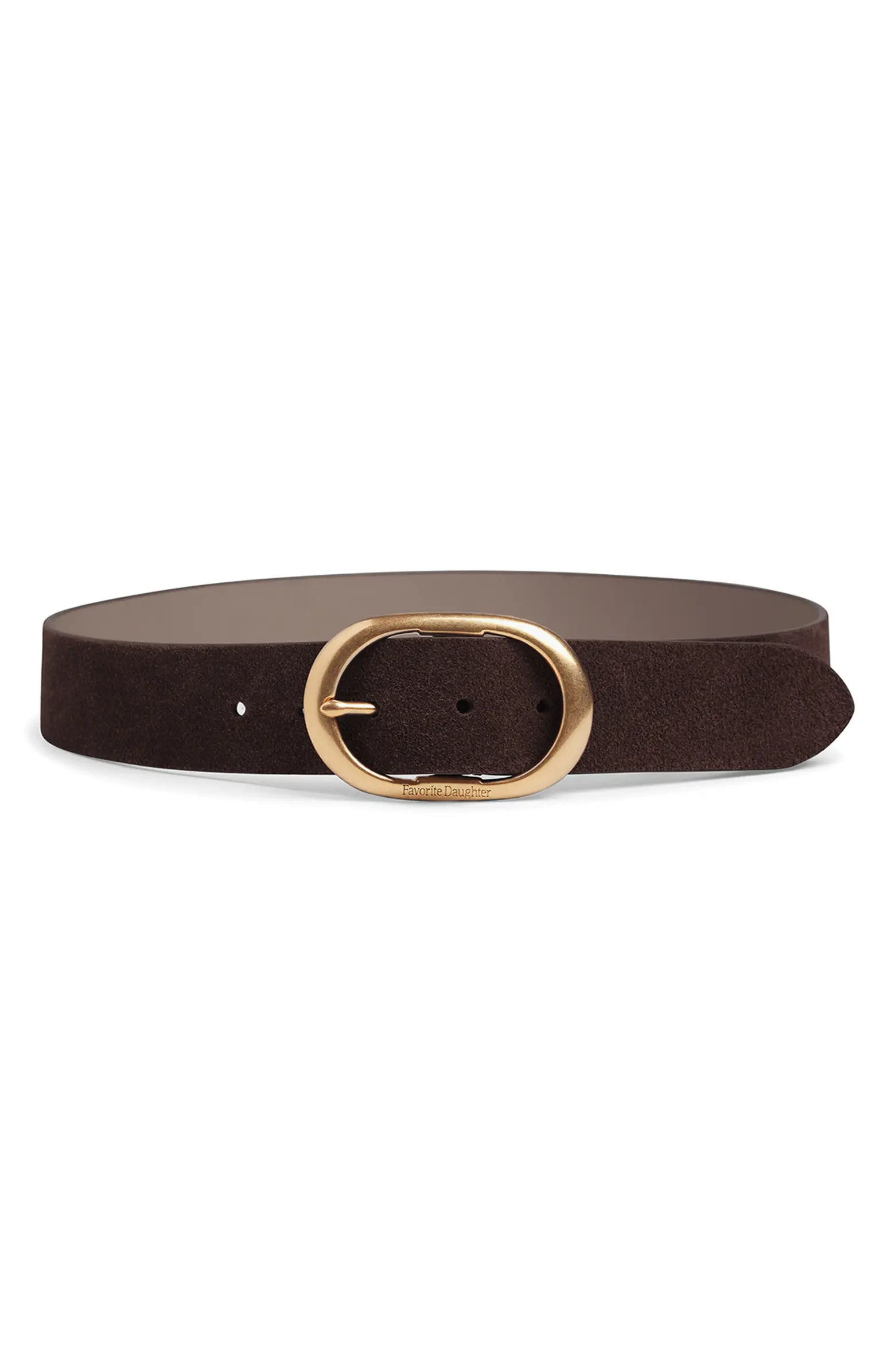 The Contour Suede Belt | Nordstrom