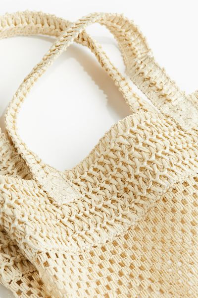 Straw Shopper - Beige - Ladies | H&M US | H&M (US + CA)