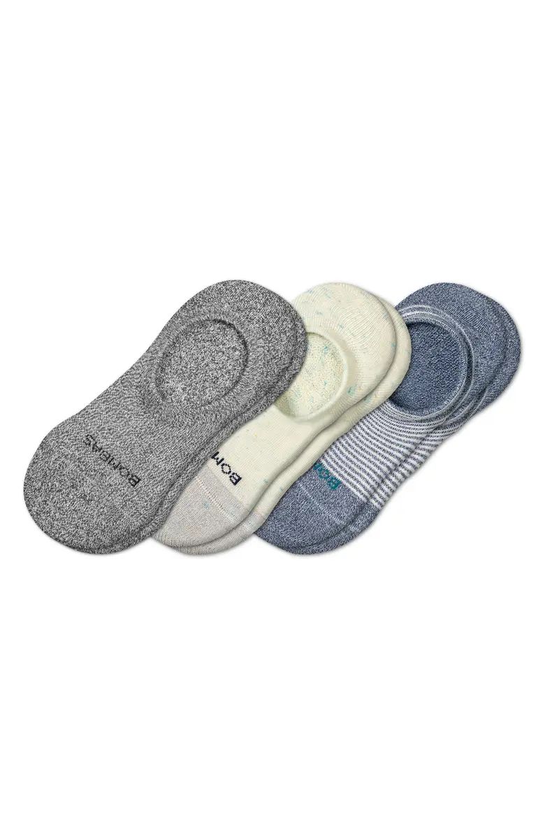 Assorted 3-Pack Cushion No-Show Socks | Nordstrom
