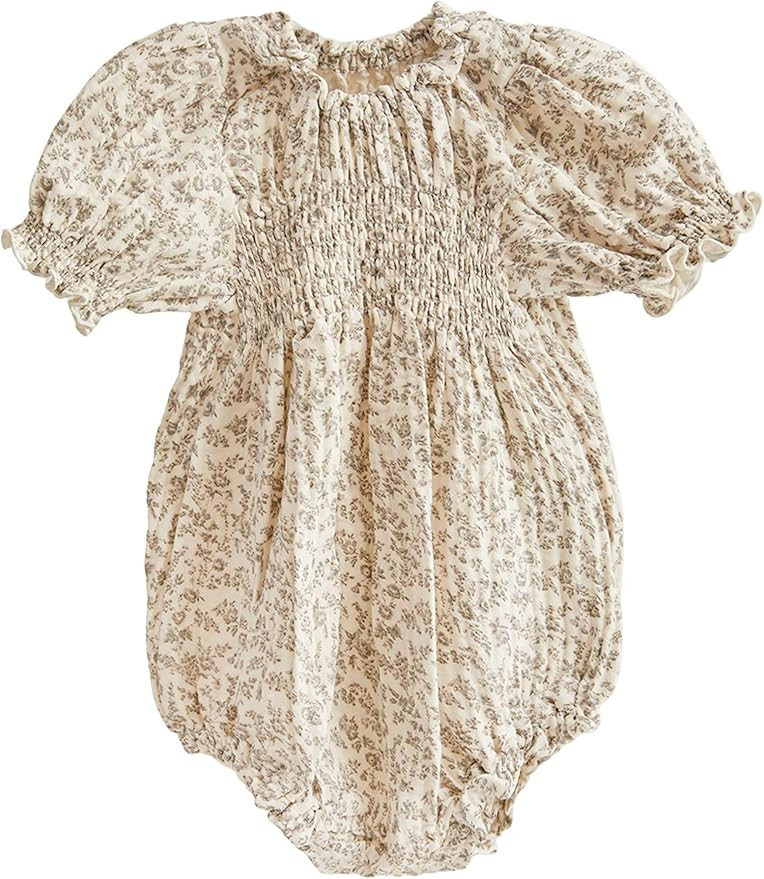 NOTHING FITS BUT Baby’s Classic Cotton Modal Dress, Hana Onesie, Infant’s Casual Bodysuit | Amazon (US)