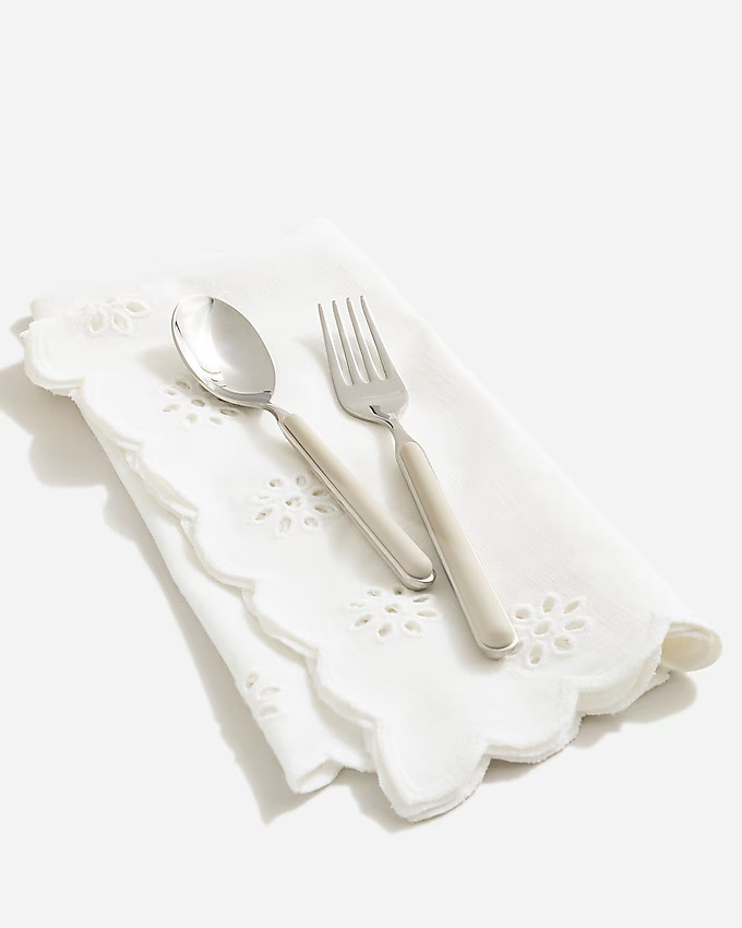 Set-of-four napkins in eyelet | J. Crew US