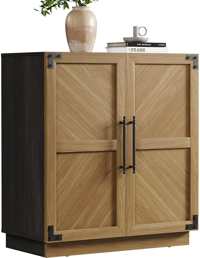 SICOTAS Aparador de buffet con almacenamiento – Moderna casa de campo Credenza con puertas y es... | Amazon (US)