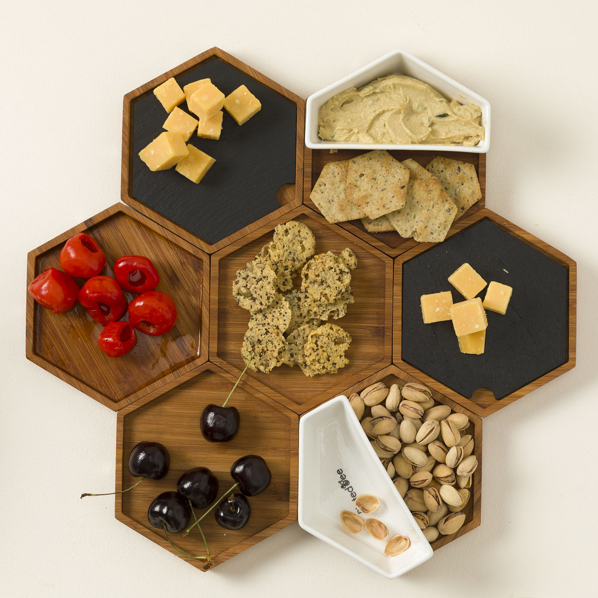 Modular Honeycomb Serving Set | UncommonGoods
