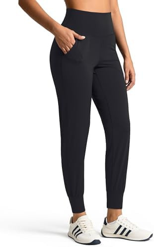 Colorfulkoala Women's High Waisted Joggers with Pockets Full Length Sweatpants & Lounge Pants | Amazon (US)