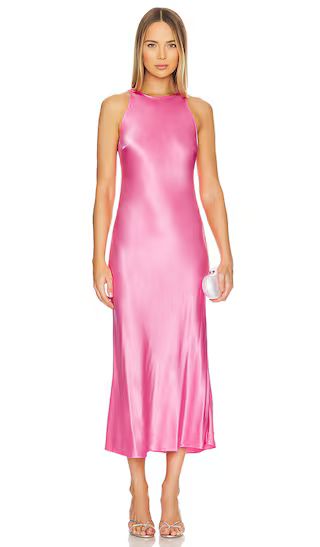 Solene Dress in Malibu Pink | Revolve Clothing (Global)