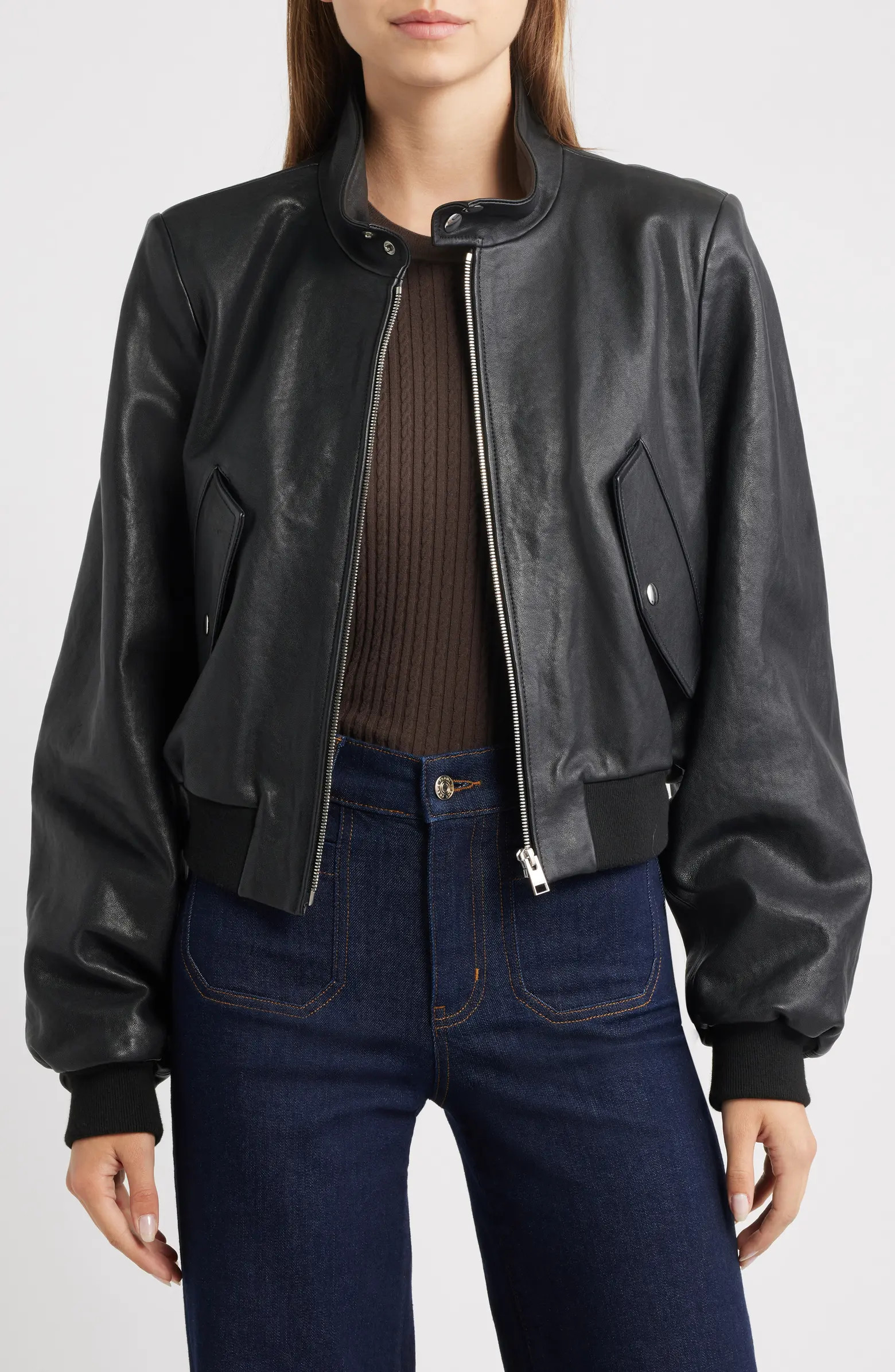 The Harrington Leather Bomber | Nordstrom