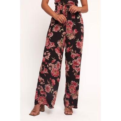 Estie Pants - Black Floral S | Target