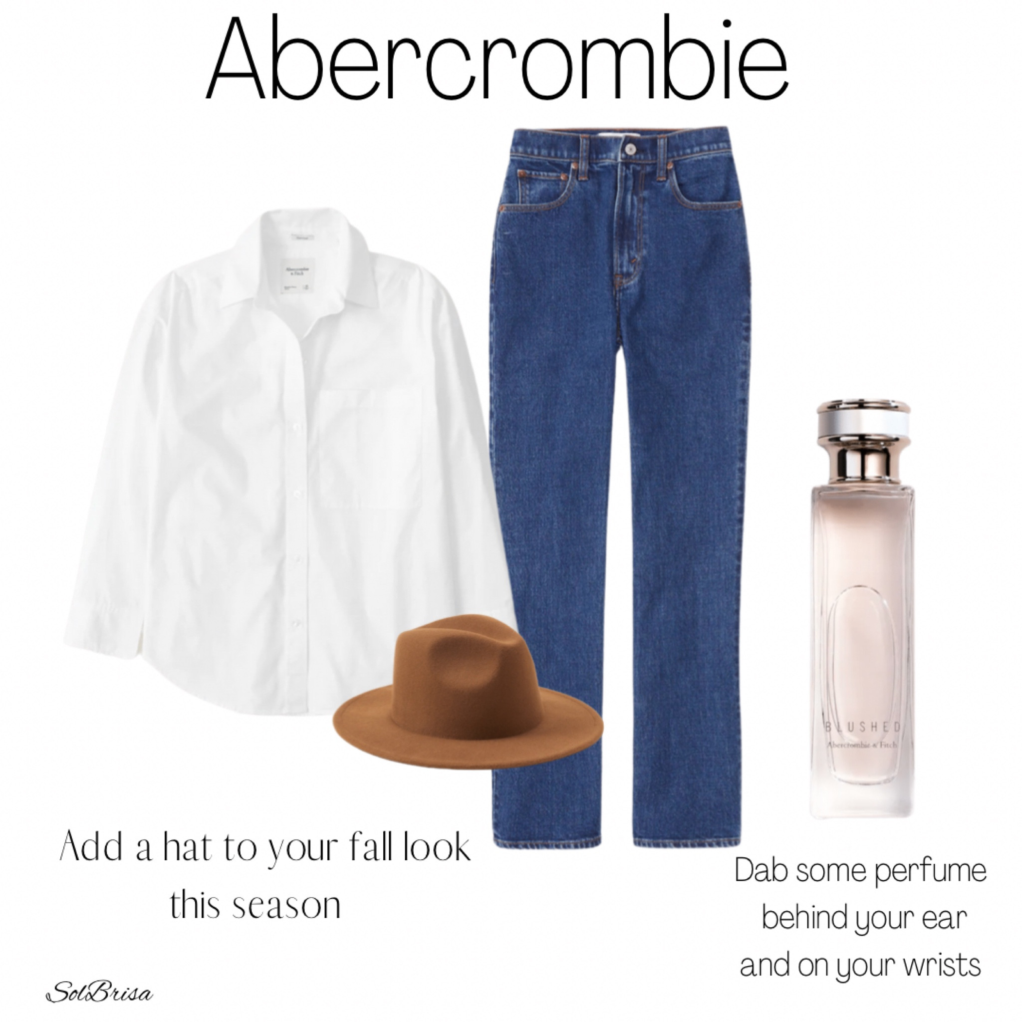 Fall finds from Abercrombie.

Hats
White button down shirt 
Oversized shirt
Dark denim 
Jeans
Ankle jeans
Fragrance 
Perfume 
Fall look 
Fall outfits
Fall fashion 
Minimalist style
Casual style
Casual outfit 

#LTKstyletip #LTKsalealert #LTKfit