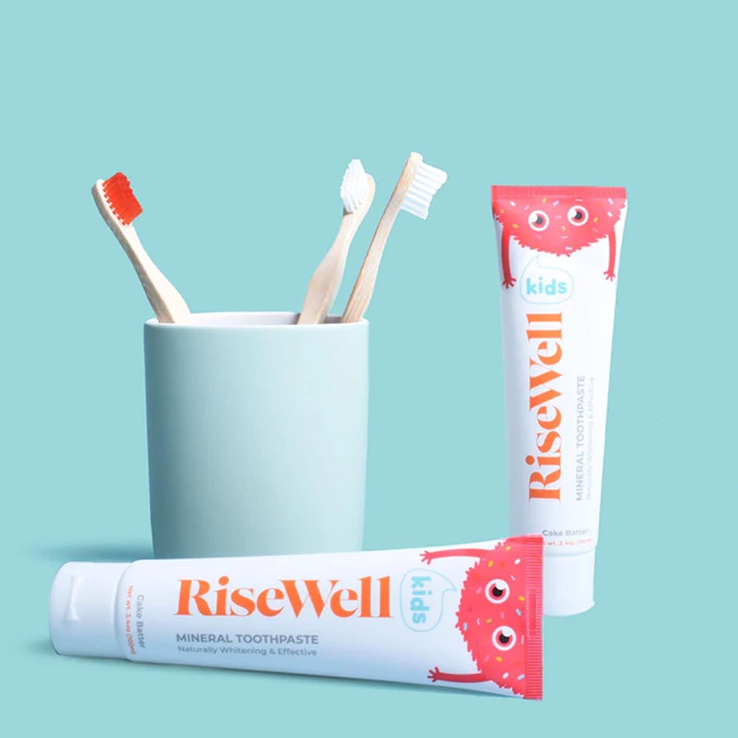 RiseWell Kids Mineral Toothpaste - Kids Hydroxyapatite Toothpaste - Safe to Swallow, Fluoride & S... | Amazon (US)