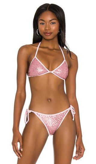 Chantell Sequin Bikini Top | Revolve Clothing (Global)