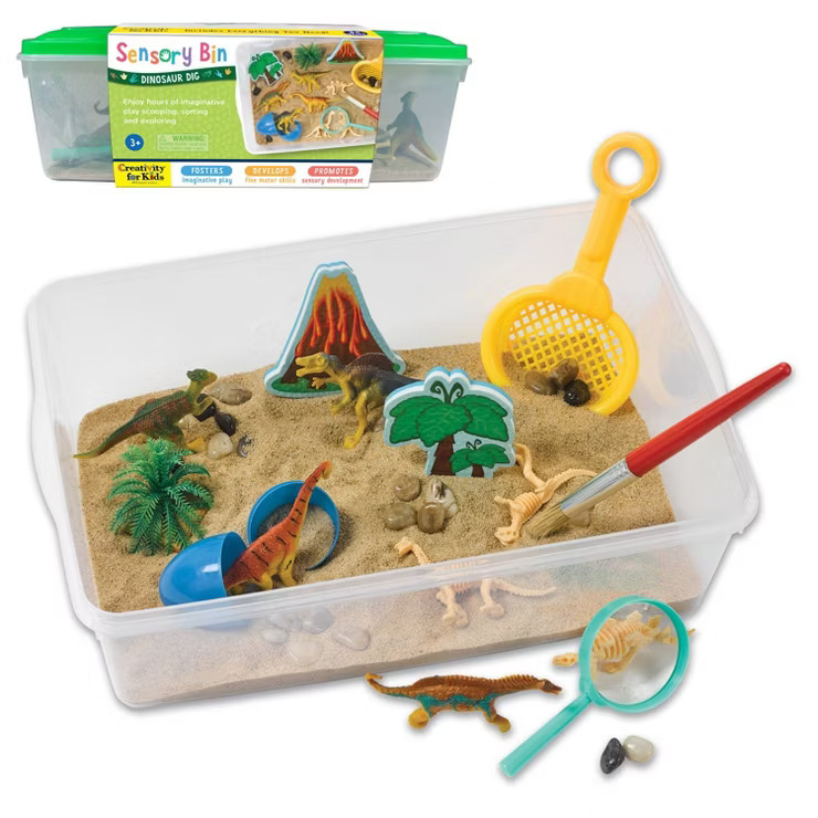 Dinosaur Dig Sensory Bin - Creativity for Kids | Target