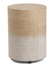 Sisal Hand Wowen Ombre Stool | Marshalls