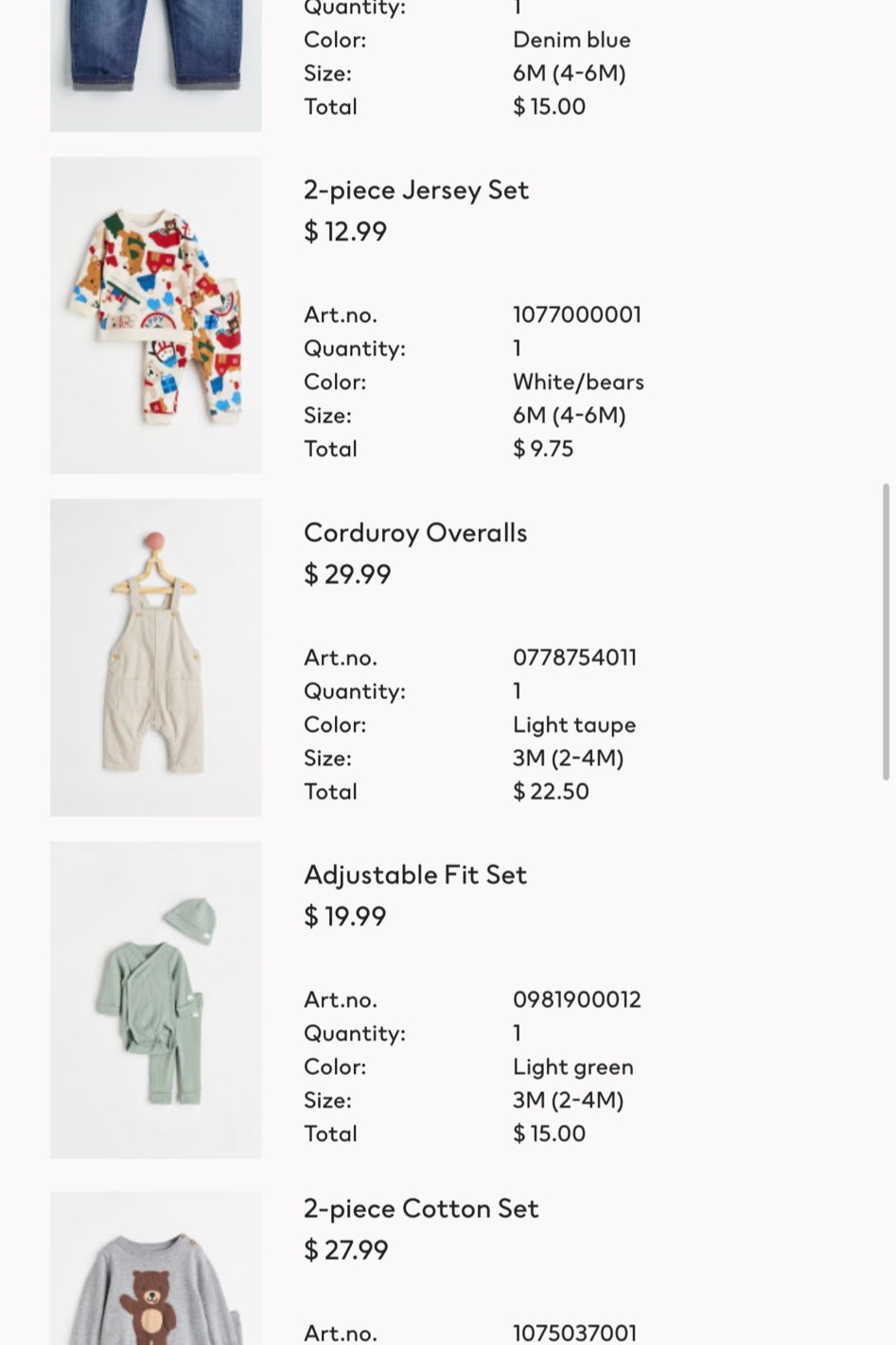 Baby boy H&M order #h&m #babyboy

#LTKunder50 #LTKbaby #LTKfamily