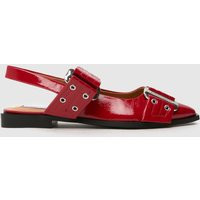Steve Madden Grand Ave Buckle in Red, Size: 7 (EU 40) | Schuh
