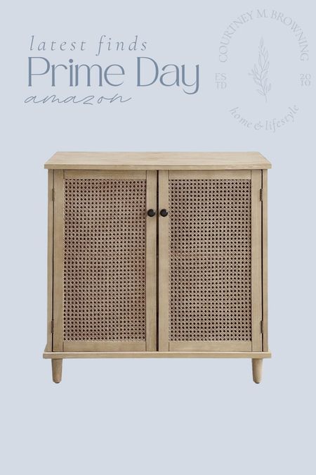 Amazon prime day deal - this gorgeous washed wood cabinet is beautiful and such a great price! Cane doors and you can push two together to be a console 

#LTKsalealert #LTKxPrimeDay #LTKhome