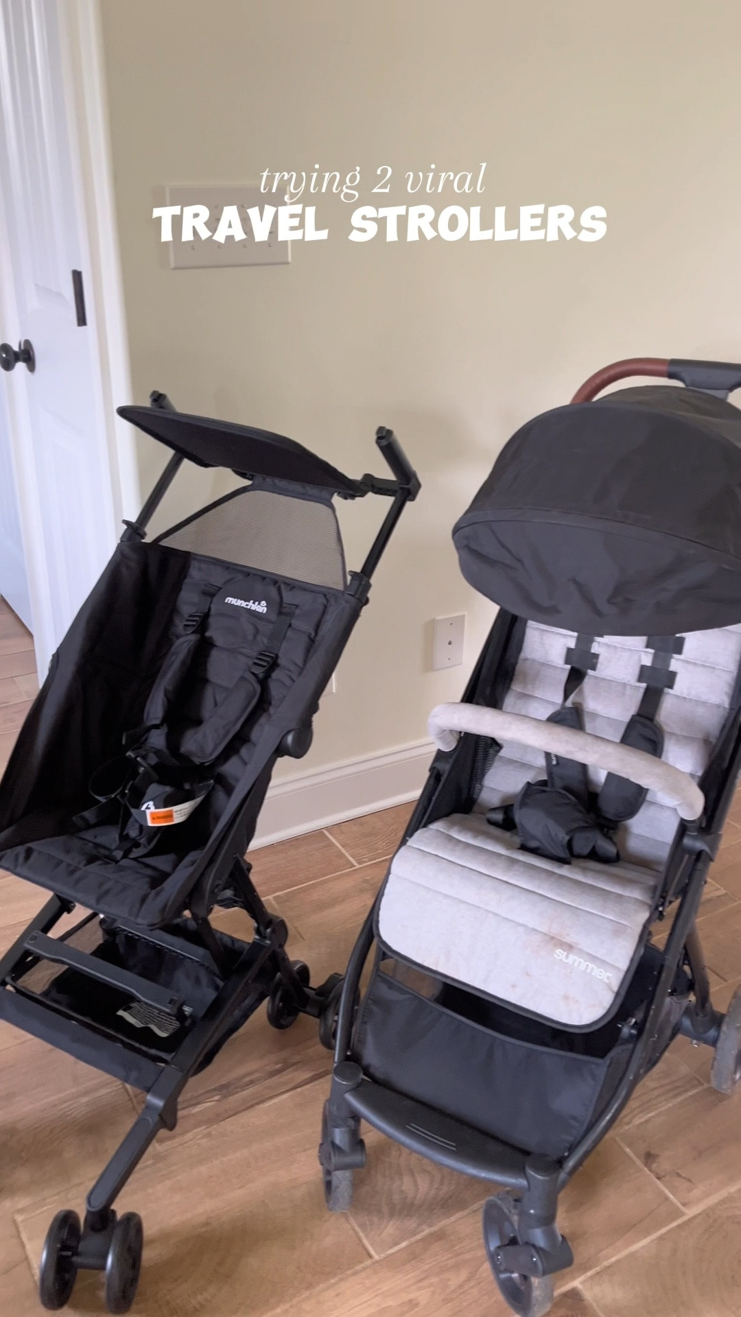 Comparing two travel strollers: one under $100 and the other under $200! 

#LTKBaby #LTKKids #LTKFamily