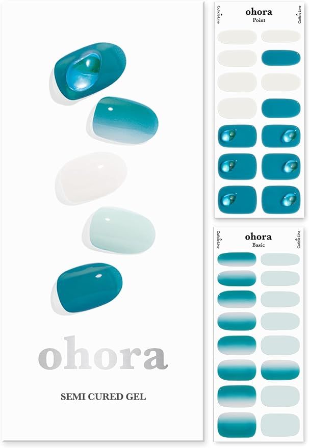 ohora Semi Cured Gel Nail Strips (N Denver) - Works with Any Nail Lamps, Salon-Quality, Long Last... | Amazon (US)