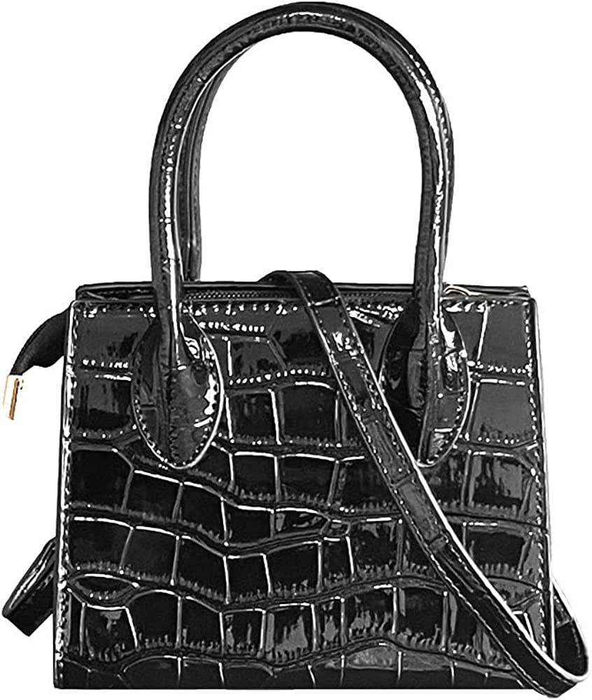 Small crossbody bags for women faux leather trendy clutch mini purses and handbags… | Amazon (US)