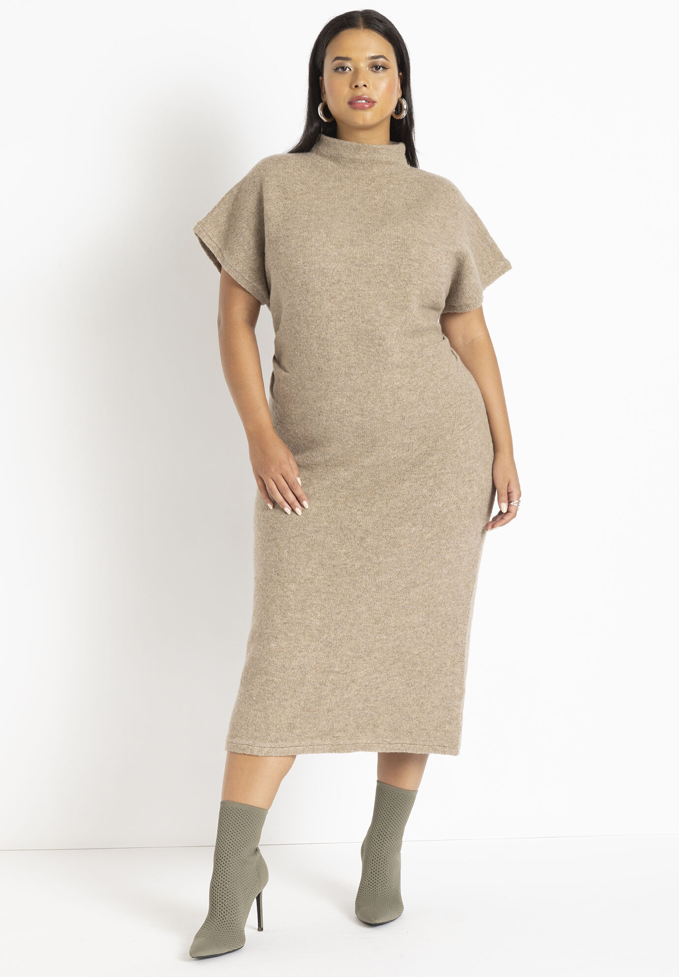 Short Sleeve Sweater Dress | Eloquii