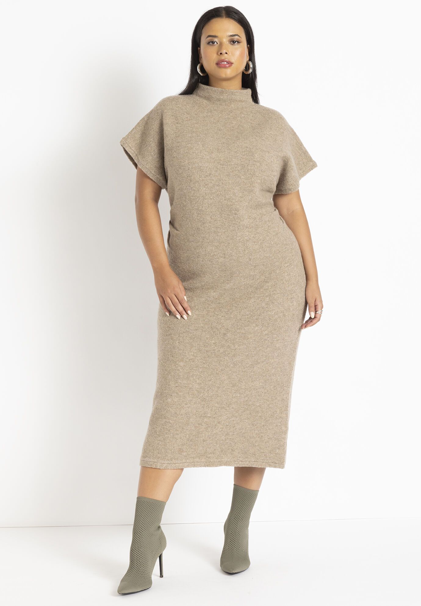 Short Sleeve Sweater Dress | Eloquii