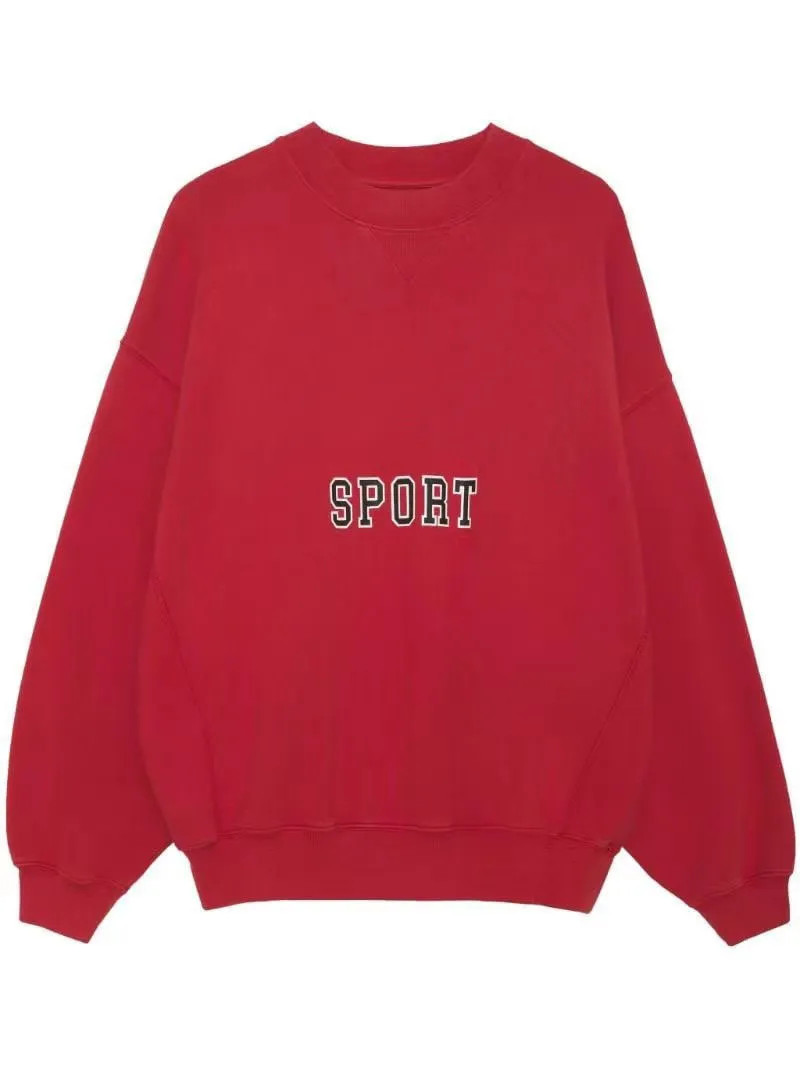 Women Designer Fleece Sweatshirt Sport Classic Print Loose Jumper Fashion Sweater Cotton Pullover... | DHGate