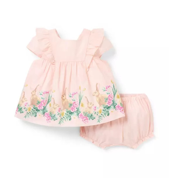 The Bunny Border Matching Baby Set | Janie and Jack