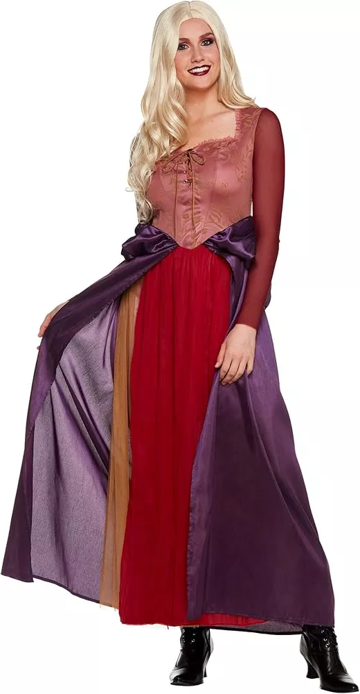 Spirit Halloween Adult Winifred Sanderson Hocus Pocus Costume | Officially Licensed
