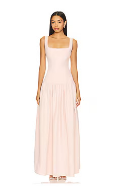 Lovers and Friends Aria Maxi Dress in Light Pink from Revolve.com | Revolve Clothing (Global)