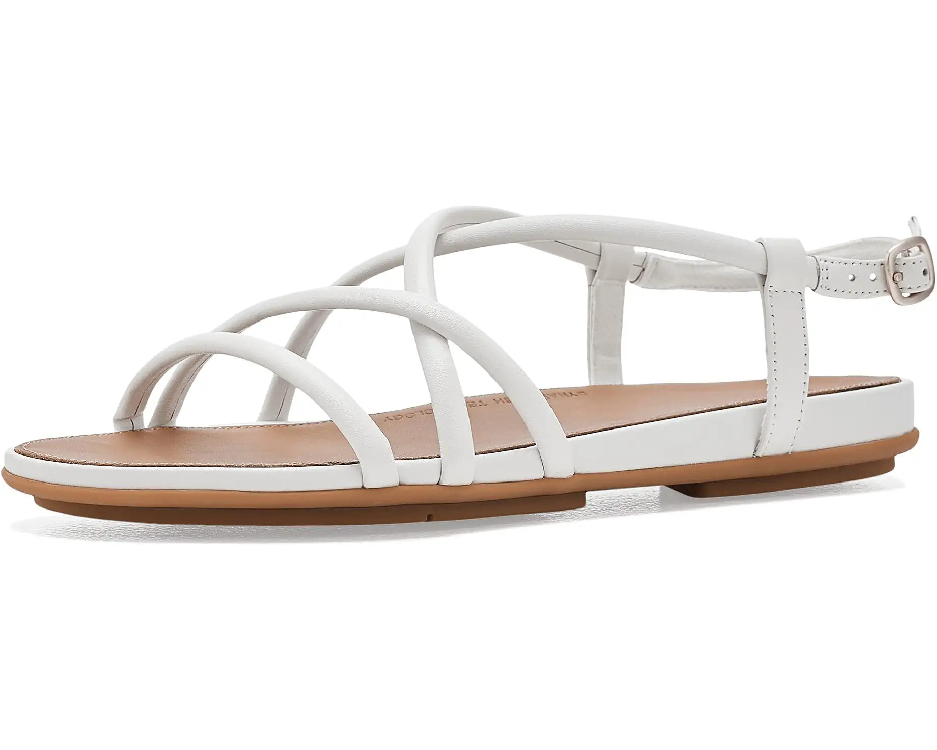 Women's FitFlop Gracie Leather Strappy Back-Strap Sandals | Zappos.com
