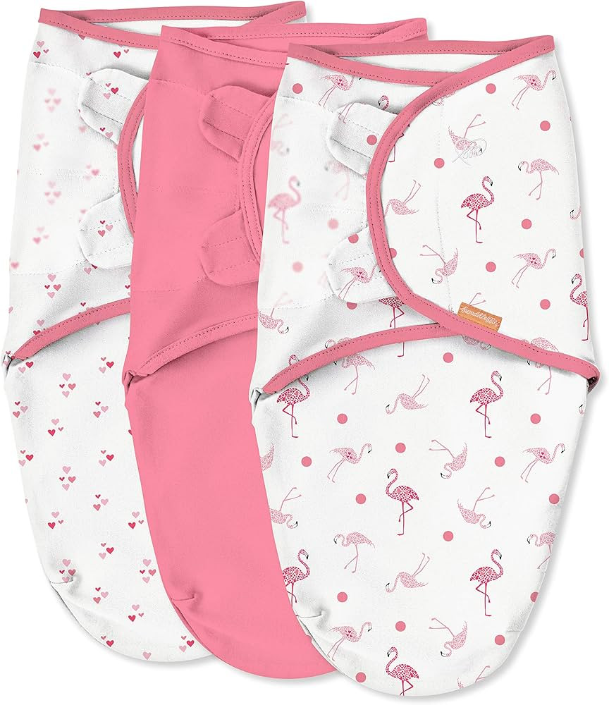 SwaddleMe by Ingenuity Original Swaddle - Size Small/Medium, 0-3 Months, 3-Pack (Floating Geo) | Amazon (US)