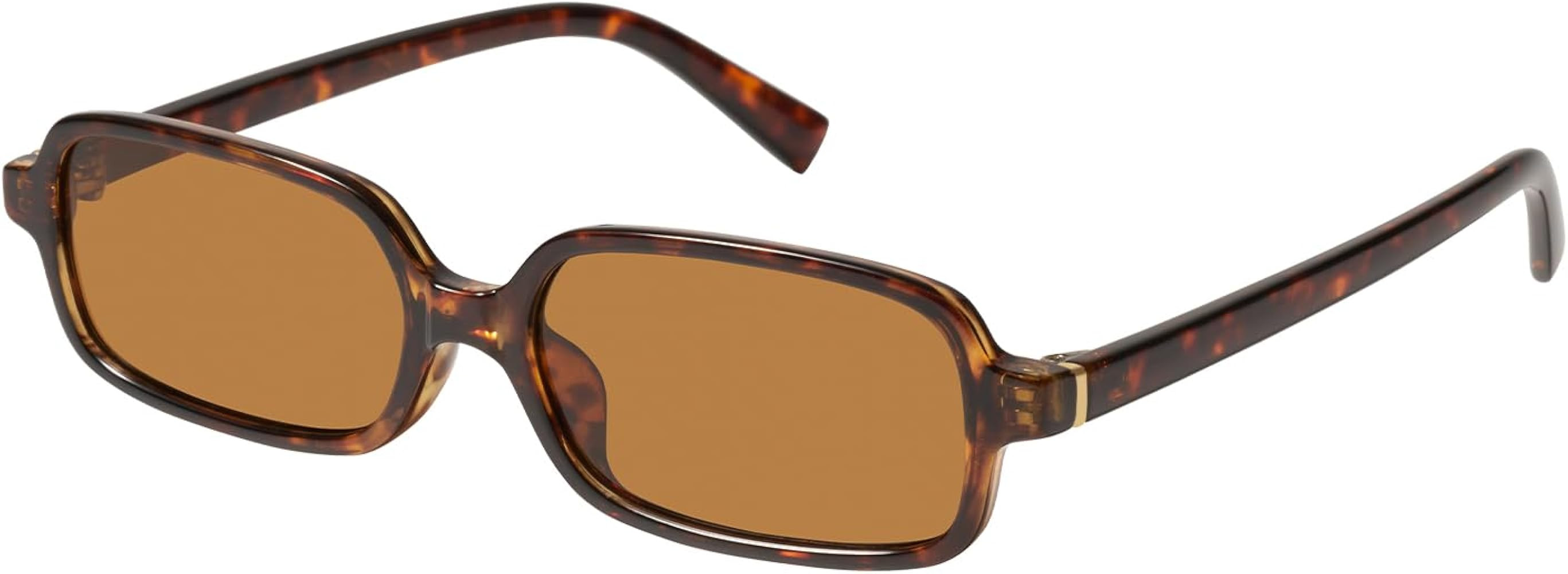 mosanana Trendy Rectangle Sunglasses for Women Retro 90s Style Small Narrow MS52479 | Amazon (US)