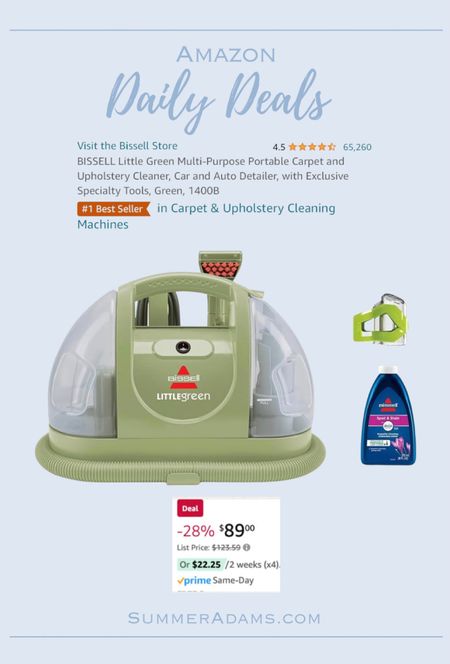 Love this Bissell cleaner and wow what a steal!!! Can’t pass up this daily deal!

#LTKCyberWeek #LTKhome #LTKfindsunder100