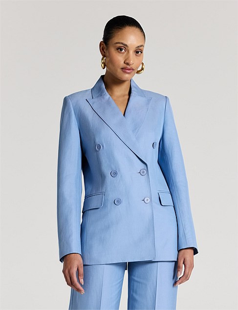 Perri Cutten Lea Linen Jacket | David Jones | David Jones (Australia & New Zealand)