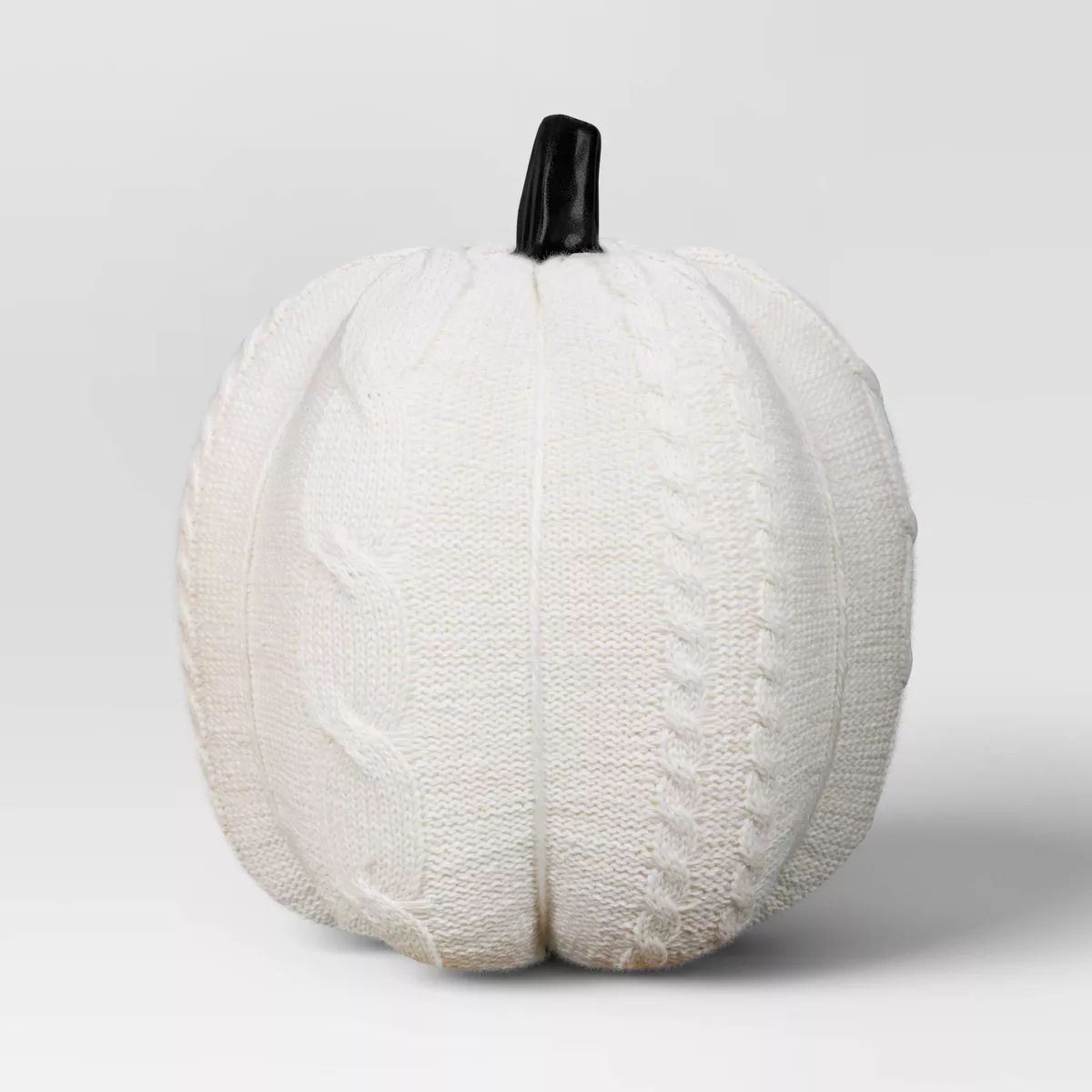 8.75" Halloween Knit Cable Pumpkin White - Hyde & EEK! Boutique™ | Target