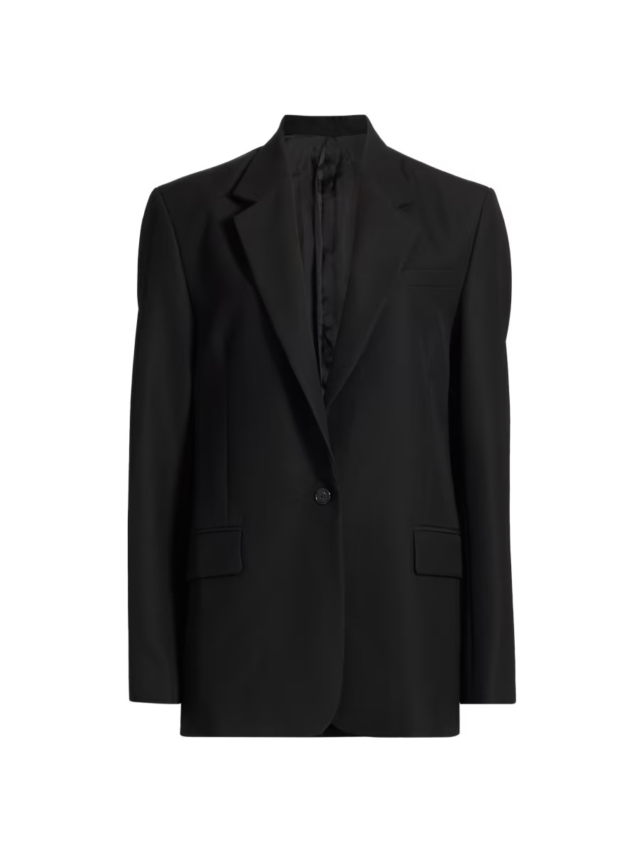 Oversized Single-Breasted One-Button Blazer | Saks Fifth Avenue