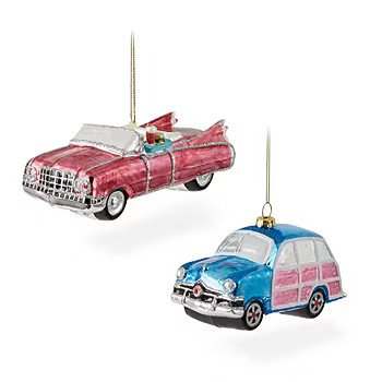 North Pole Trading Co. Retro Cars 2-pc. Christmas Ornament | JCPenney
