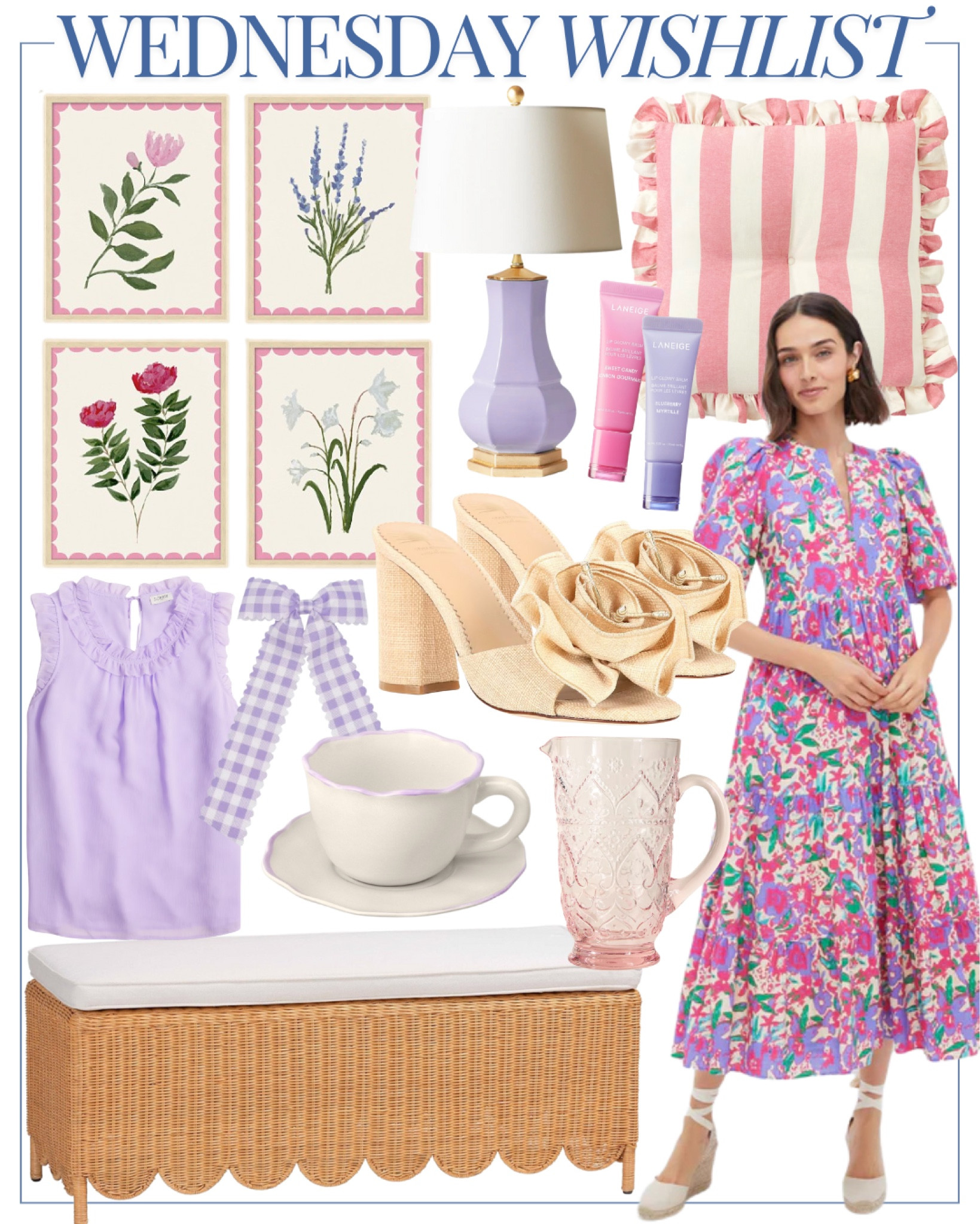 Some Wednesday favorites! Loving all of these pretty lavender and pink finds!

#LTKSeasonal #LTKStyleTip #LTKHome