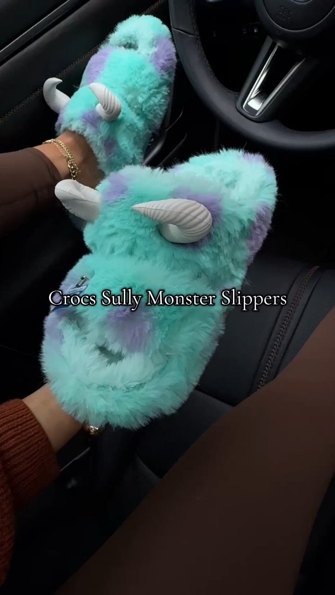 Monsters Inc Sully Slippers! Cozzzy fur lining inside and out, Sherpa foot pad, and hard rubber bottom for going anywhere! #crocs #monster #crocsslippers #slippers 

#LTKGiftGuide #LTKSeasonal #LTKShoeCrush